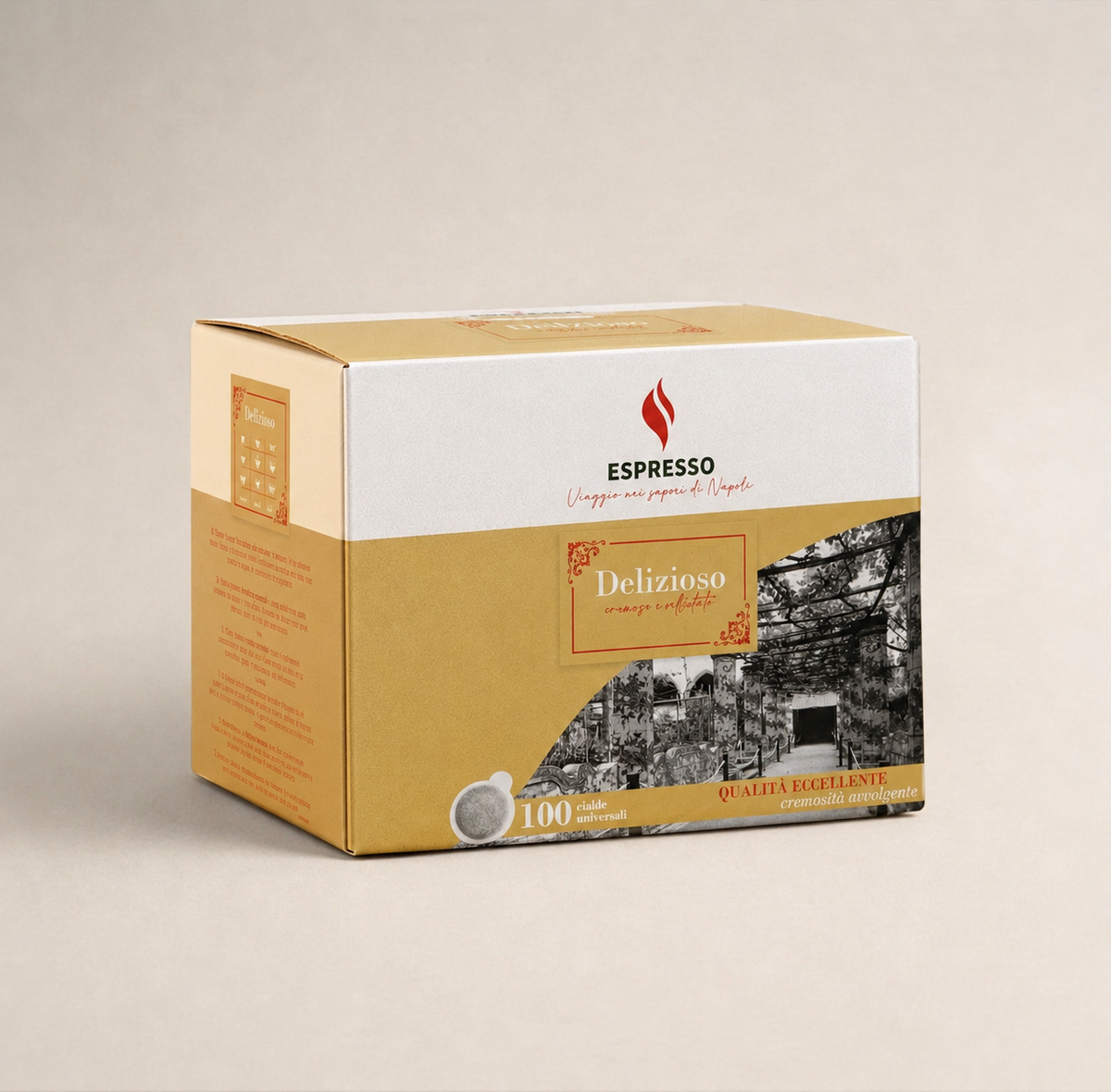 Dosettes ESE 44 mm Delizioso – Espresso Italiano