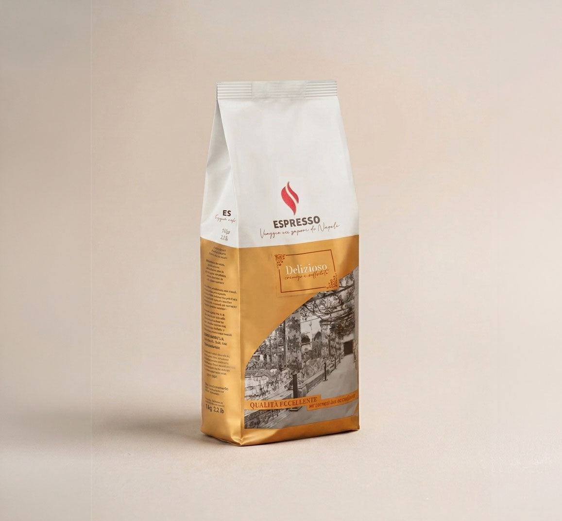 Café en grains Delizioso 1 kg – Espresso Italiano