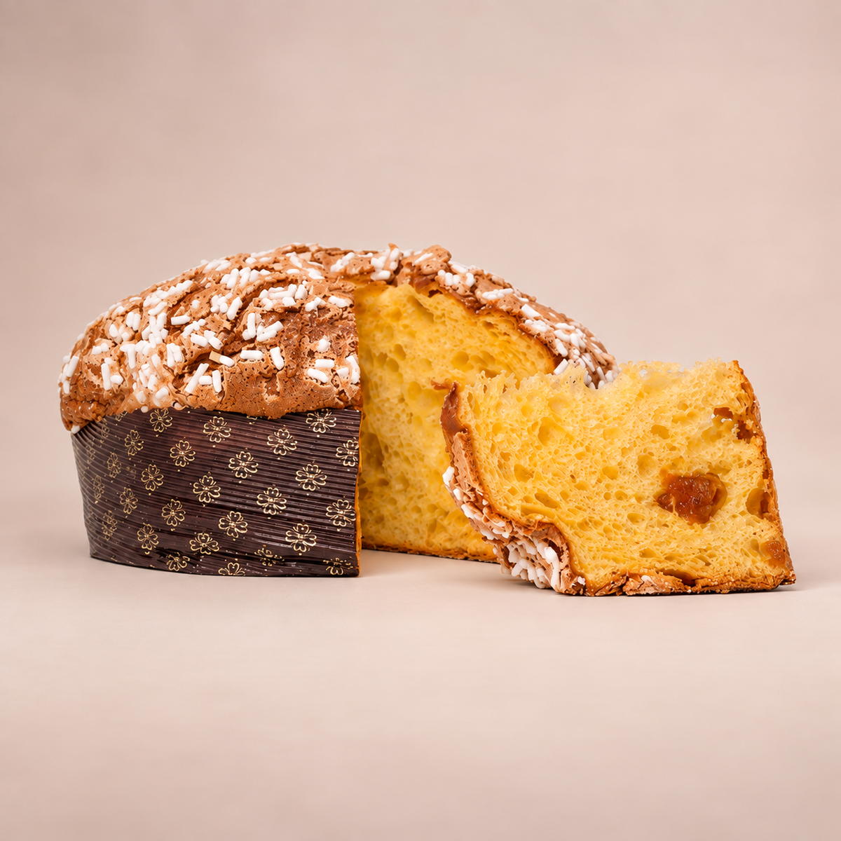 Panettone Abricot Pellecchiella 1 kg – photo 3 – Espresso Italiano