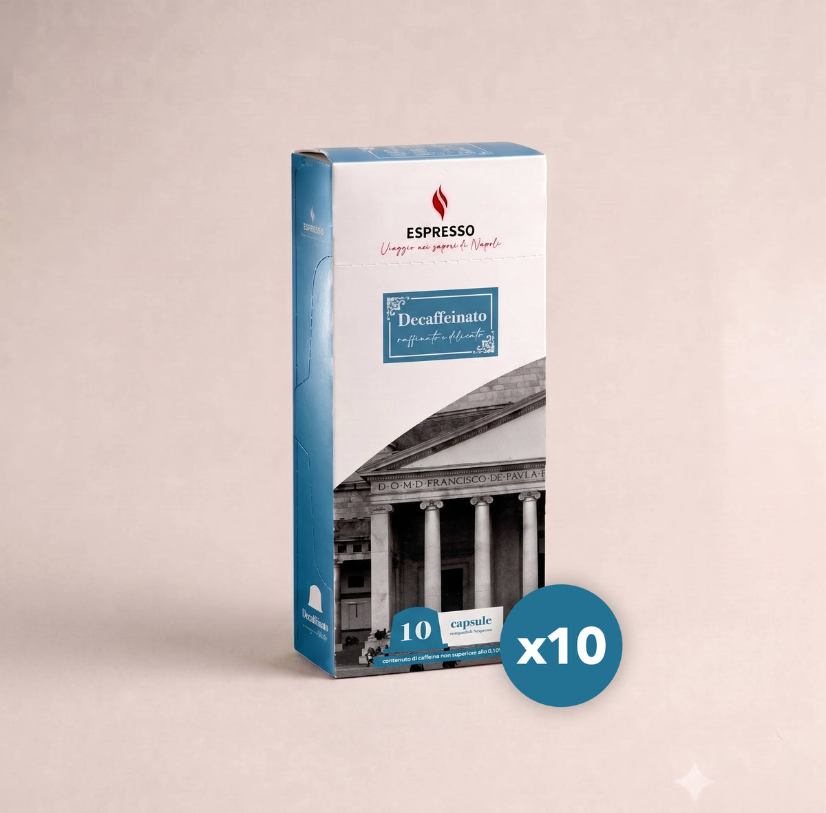 Capsules compatibles Nespresso® Décaféiné – Espresso Italiano