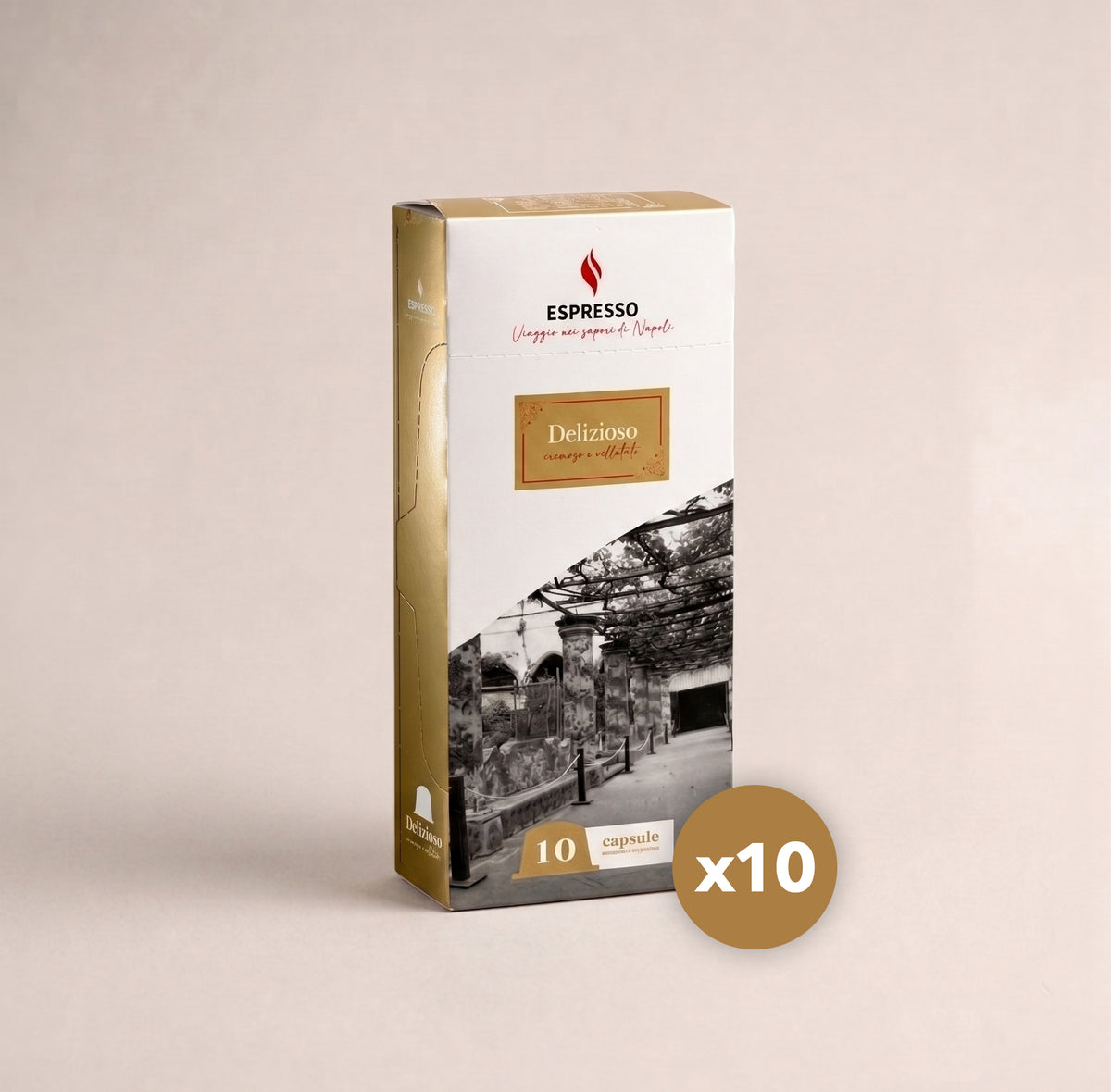 Capsules compatibles Nespresso® Delizioso – Espresso Italiano
