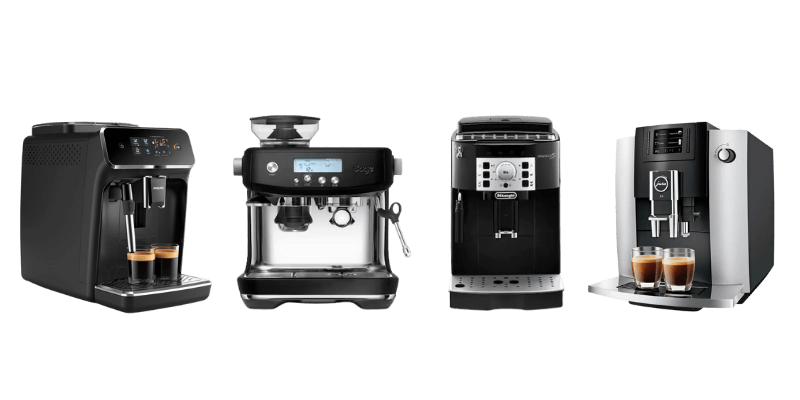 Machine à café pour du café en grain, site Espresso Italiano